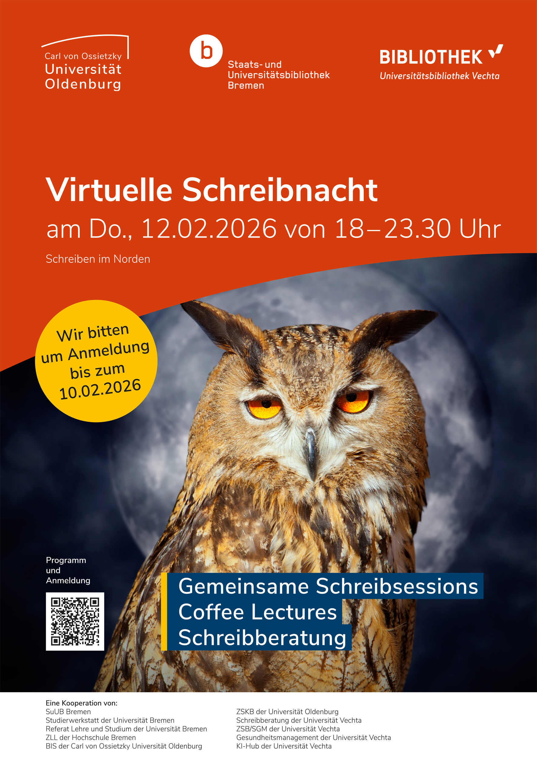 Virtuelle Schreibnacht 2026